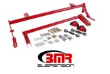 BMR 05-14 S197 Mustang Rear Bolt-On Hollow 35mm Xtreme Anti-Roll Bar Kit (Polyurethane) - Red thumbnail 2
