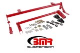 BMR 05-14 S197 Mustang Rear Bolt-On Hollow 35mm Xtreme Anti-Roll Bar Kit (Delrin) - Red thumbnail 1