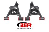 BMR 94-04 Ford Mustang Non-Adj. A-Arms Lower (Poly) w/ Spring Pocket - Black Hammertone thumbnail 1