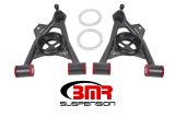 BMR 94-04 Mustang Lower Non-Adj. A-Arms (Poly) w/ Tall Ball Joint / Spring Pocket - Black Hammertone thumbnail 1