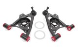 BMR 79-93 Mustang Fox Lower Control A-Arm Front w/ Spring Pocket/Tall Ball Joint - Black Hammertone thumbnail 2