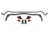 BMR 08-19 Dodge Challenger Front/Rear Hollow 38mm/25mm Sway Bar Kit w/ Bushings - Black Hammertone thumbnail 2
