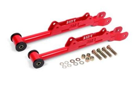 BMR 2010-2015 Chevrolet Camaro Rear DOM Lower Control Arms - Red thumbnail 1