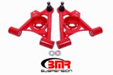 BMR 79-93 Fox Mustang Non-Adj Lower A-Arms Standard Ball Joint Spring Pocket - Red thumbnail 1