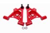 BMR 79-93 Fox Mustang Non-Adj Lower A-Arms Standard Ball Joint Spring Pocket - Red thumbnail 3