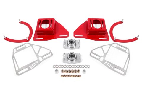 BMR Suspension 82-92 Chevy Camaro Caster/Camber Plates w/ Lockout Plates - Red thumbnail 1