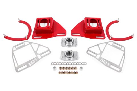 BMR Suspension 82-92 Chevy Camaro Caster/Camber Plates w/ Lockout Plates - Red thumbnail 3