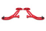BMR 10-14 Ford Mustang / Shelby GT500 Non-Adj. Lower A-Arms (Poly/Delrin) - Red thumbnail 1