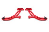 BMR 10-14 Ford Mustang Adj. Lower A-Arms Delrin/Rod End w/ 19mm STD. Ball Joint - Red thumbnail 4