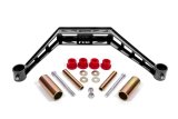 BMR 79-93 Ford Mustang Transmission Crossmember TH400 / T-56 - Black Hammertone thumbnail 2