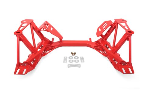 BMR 79-95 Ford Mustang K-Member Premium Version w/o Spring Perches - Red