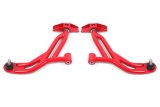 BMR Suspension 05-14 Ford Mustang Lower A-Arms - Red - Non-Adjustable thumbnail 1