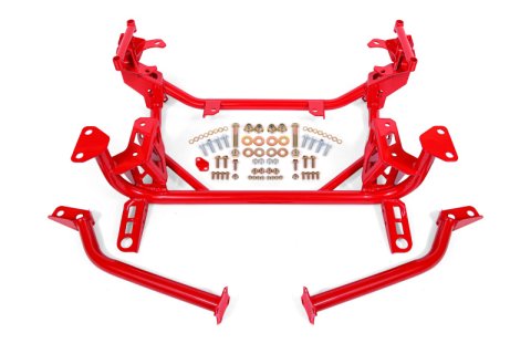 BMR 15-20 Ford Mustang Street Version (DOM) K-Member - Red thumbnail 1