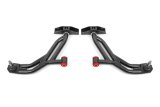 BMR 10-14 Ford Mustang Non-Adj. Lower A-Arms Delrin/Rod w/ 19mm Tall Ball Joint - Black Hammertone thumbnail 1