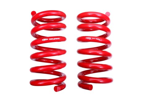 BMR 18-20 S550 Mustang GT MagneRide/15-20 GT350 Lowering Spring Set of Rear only - Red thumbnail 2