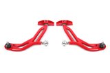 BMR 10-14 Ford Mustang Adj. Lower A-Arms w/ Delrin/Rod End / 18mm Tall Ball Joint - Red thumbnail 1