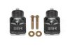 BMR Chevy SS and Pontiac G8 Motor Mount Kit (Solid Bushings) Black Hammertone thumbnail 3