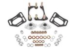 BMR 90-93 Fox Mustang Caster Camber Plates - Black Hammertone thumbnail 6