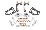 BMR 90-93 Fox Mustang Caster Camber Plates - Black Hammertone thumbnail 7
