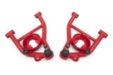 BMR 82-92 GM F-Body Non-Adj Lower A-Arms Delrin Bushings Spring Pocket - Red thumbnail 1