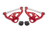 BMR 78-87 GM G-Body Non-Adjustable Upper A-Arms Delrin Std Ball Joint - Red thumbnail 1