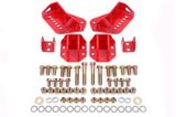 BMR 64-72 GM A-Body Coilover Conversion Kit Rear Adjust Shock Mt w/o CAB - Red thumbnail 1
