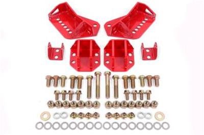 BMR 64-72 GM A-Body Coilover Conversion Kit Rear Adjust Shock Mt w/o CAB - Red