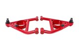 BMR 67-69 F-Body A-arms Lower, DOM Non-adjustable Polyurethane Bushings Front Bump Stops Red thumbnail 1