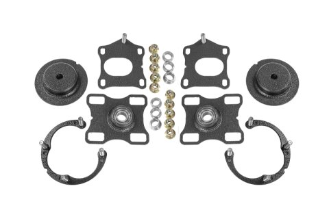 BMR 11- 14 Ford Mustang / Shelby GT500 Caster Camber Plates - Black Hammertone thumbnail 1
