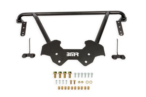 BMR Suspension 64-72 GM A-Body Front Reinforcement Brace - Black Hammertone thumbnail 1
