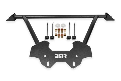 BMR Suspension 64-72 GM A-Body Front Reinforcement Brace - Black Hammertone thumbnail 2