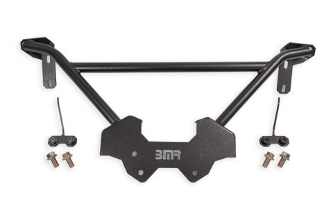 BMR Suspension 64-72 GM A-Body Front Reinforcement Brace - Black Hammertone thumbnail 3