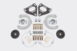 BMR 16-24 Chevrolet Camaro Caster Camber Plates (Coil-Over Only) - Black Hammertone thumbnail 1