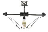 BMR 14-19 Chevrolet Corvette C7 Bolt-On Parachute Mount - Black Hammertone thumbnail 1
