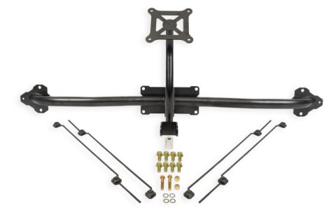 BMR 14-19 Chevrolet Corvette C7 Bolt-On Parachute Mount - Black Hammertone