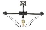 BMR 14-19 Chevrolet Corvette C7 Bolt-On Parachute Mount - Black Hammertone thumbnail 2