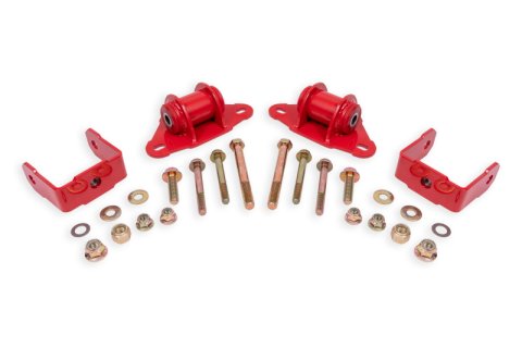 BMR 14-19 Chevrolet Corvette Polyurethane Transmission/Differential Mount - Red thumbnail 8