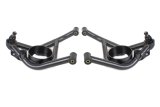 BMR 70-81 Chevrolet Camaro A-Arms Lower Delrin Bushings Std Ball Joint - Black Hammertone thumbnail 1