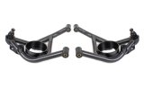 BMR 70-81 Chevrolet Camaro A-Arms Lower Delrin Bushings Std Ball Joint - Black Hammertone thumbnail 2