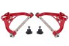 BMR 70-81 Chevrolet Camaro A-Arms Upper Non-Adjustable Delrin Std Ball Joint - Red thumbnail 3