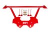 BMR 68-72 Chevrolet Monte Carlo (A-Body) Front Chassis Reinforcement Brace - Red thumbnail 4