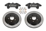 BMR 97-04 Chevrolet Corvette C5 / 05-13 C6 Brake Kit For 15in Conversion Solid Rotors Black Calipers thumbnail 1