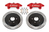 BMR 97-04 Chevrolet Corvette C5 Brake Kit For 15in Conversion Drilled & Slotted Rotors Red Calipers thumbnail 1