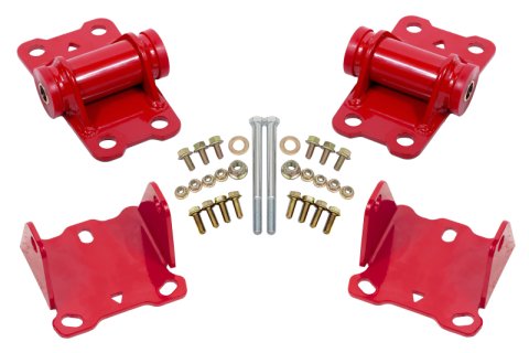 BMR 78-87 G-Body Motor Mount Kit Upper & Lower Poly - Red thumbnail 3