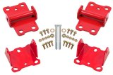 BMR 78-87 G-Body Motor Mount Kit Upper & Lower Solid - Red thumbnail 2