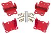 BMR 78-87 G-Body Motor Mount Kit Upper & Lower Solid - Red thumbnail 3