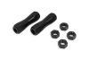 BMR 70-81 Chevrolet Camaro / Pontiac Firebird Tie Rod Sleeves 11/16in Thread - Black Anodized thumbnail 2
