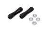 BMR 64-70 A-Body / 78-87 G-Body Tie Rod Sleeves 5/8in Thread - Black Anodized thumbnail 2