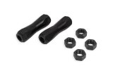 BMR 64-70 A-Body / 78-87 G-Body Tie Rod Sleeves 5/8in Thread - Black Anodized thumbnail 3