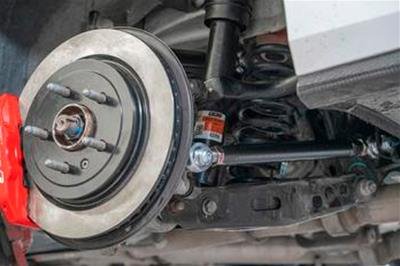 BMR 15-19 Cadillac CTS-V Rear Double Adj. Toe Rods - Black Hammertone